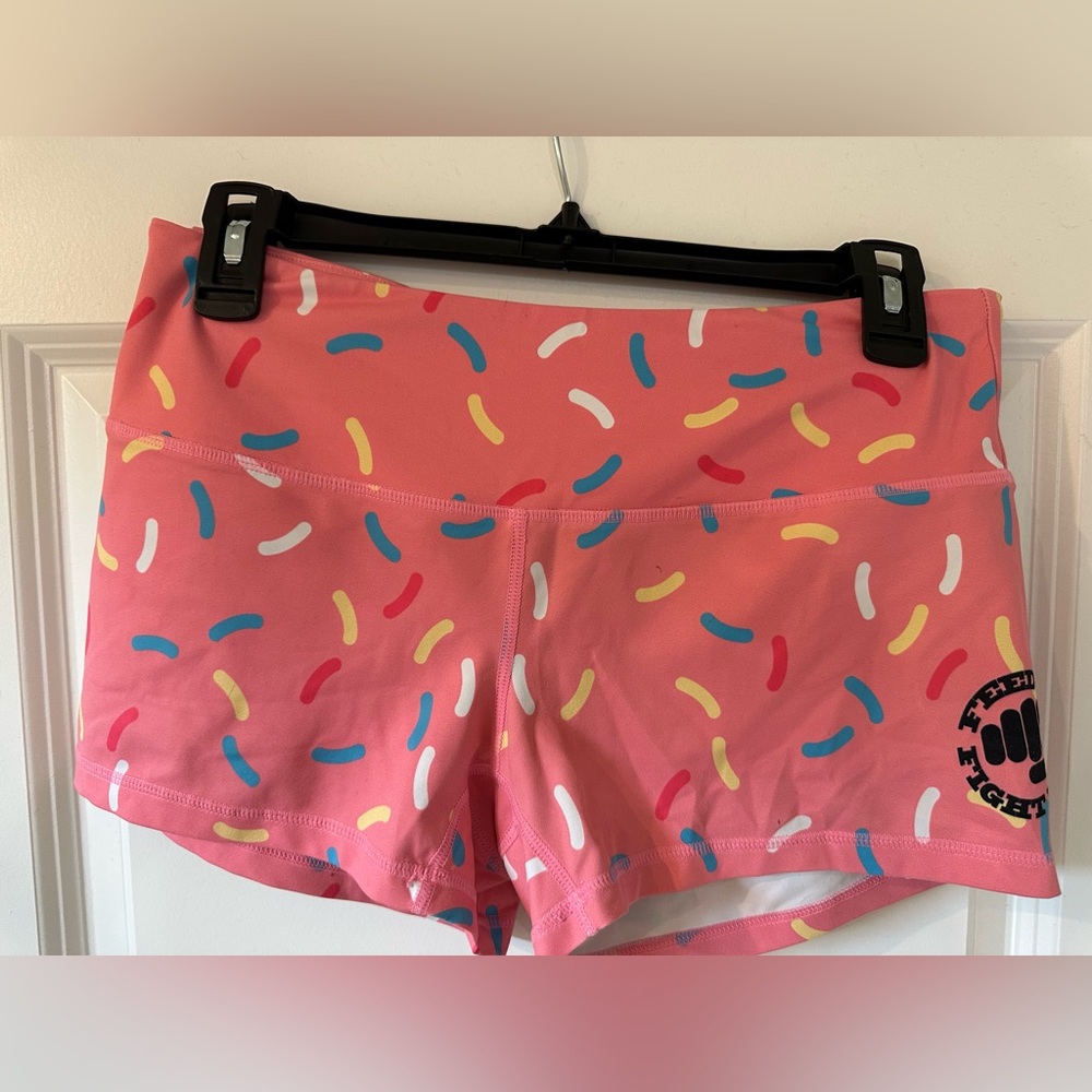 Feed Me Fight Me Sprinkle Pattern Women's Shorts